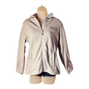 Reebok Outerwear Soft touch Dove Grey Hoodie jacket sz S